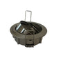 Flash Light Downlight MR16 G5.3 Ø83mm Kipbar 12V Børstet Stål