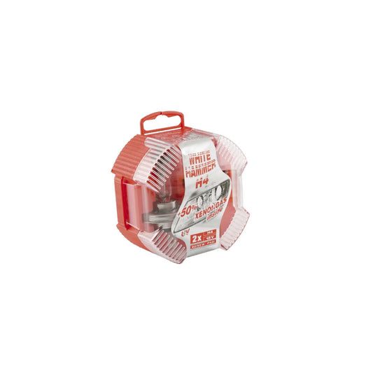 White Hammer Autopære H4 60/55W 12V P43t 2-Pak