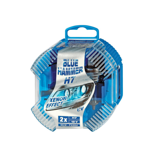 Blue Hammer Autopære H7 55W 12V PX26d 2-Pak