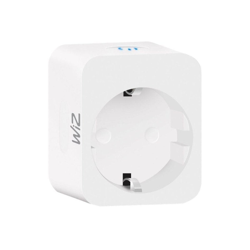 WiZ Smart Stikdåse Hvid Powermeter WiFi