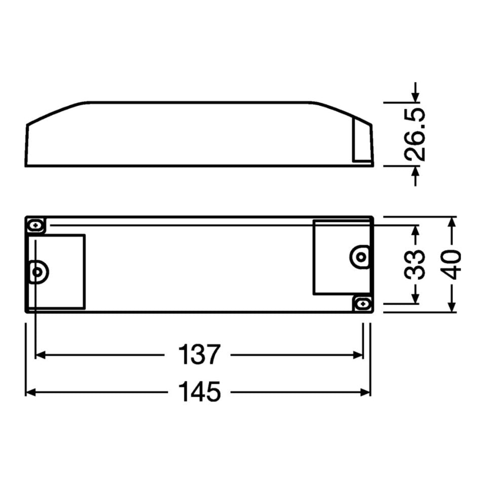 Osram LED Driver 0-30W 24VDC