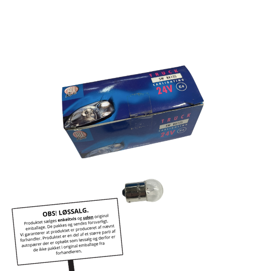 All Ride Autopære 5W 24V BA15s
