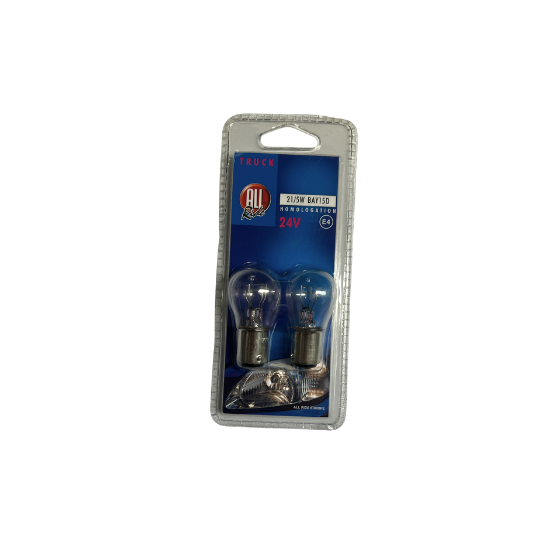All Ride Autopære P21/5W 24V BAY15d 2-Pak