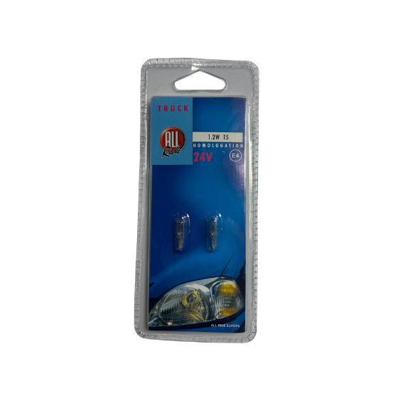 All Ride Autopære 1,2W 24V T5 2-Pak
