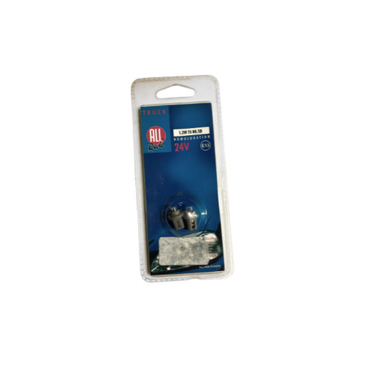 All Ride Autopære 1,2W 24V B8.5d 2-Pak