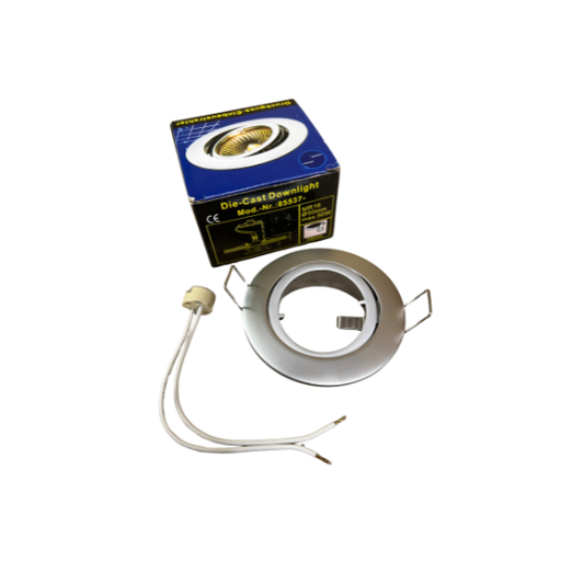 Schaum Downlight MR16 GU5.3 Ø83mm 12V Kipbar Mat Chrom