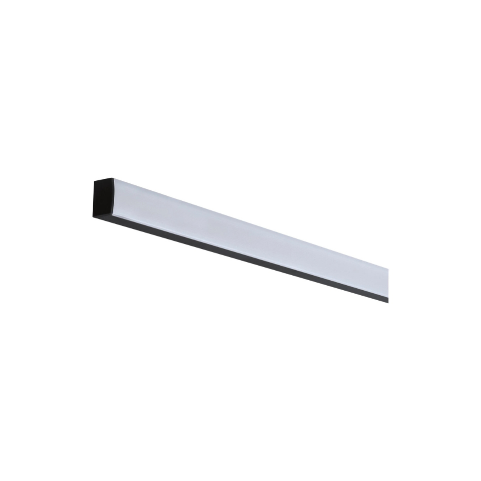 Paulmann LED Bånd Tilbehør Square Profil 1m Alu/Sort