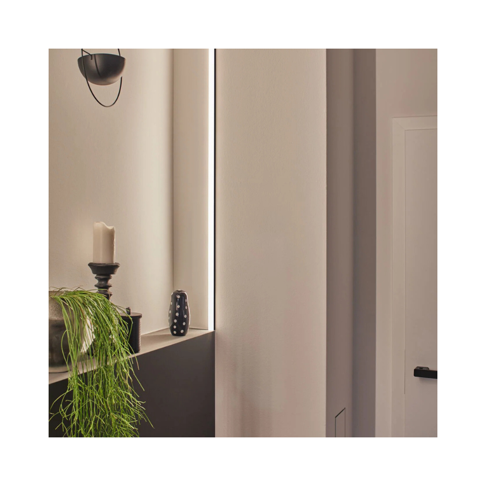 Paulmann LED Bånd Tilbehør Square Profil 1m Alu/Sort