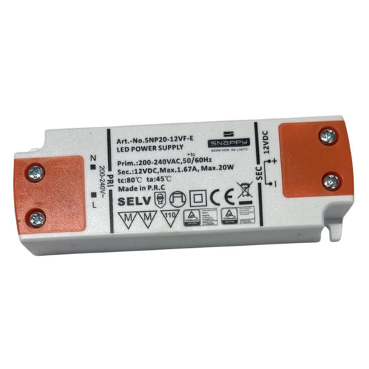 Snappy LED Driver 0-20W 12VDC