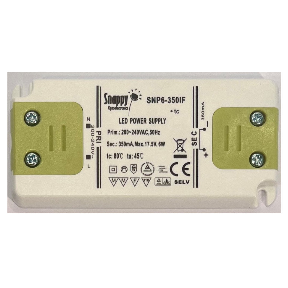 Snappy LED Driver 0-6W 17.5V 350mA – Scanlys