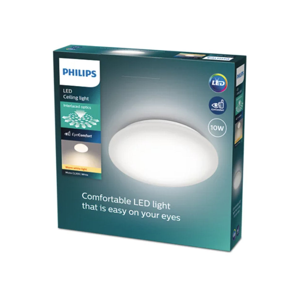 Philips LED Loftlampe 10W 827 1000lm 24cm. Hvid