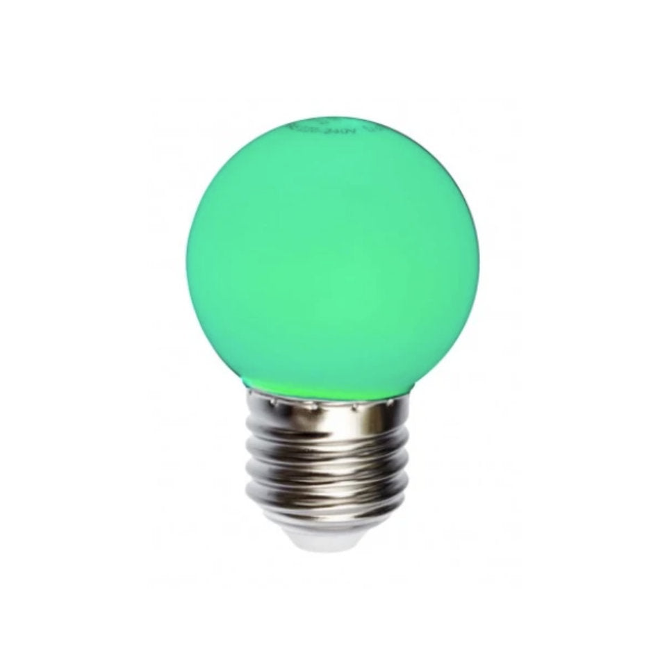 Spectrum LED Kronepære 1W Mat Grøn E27