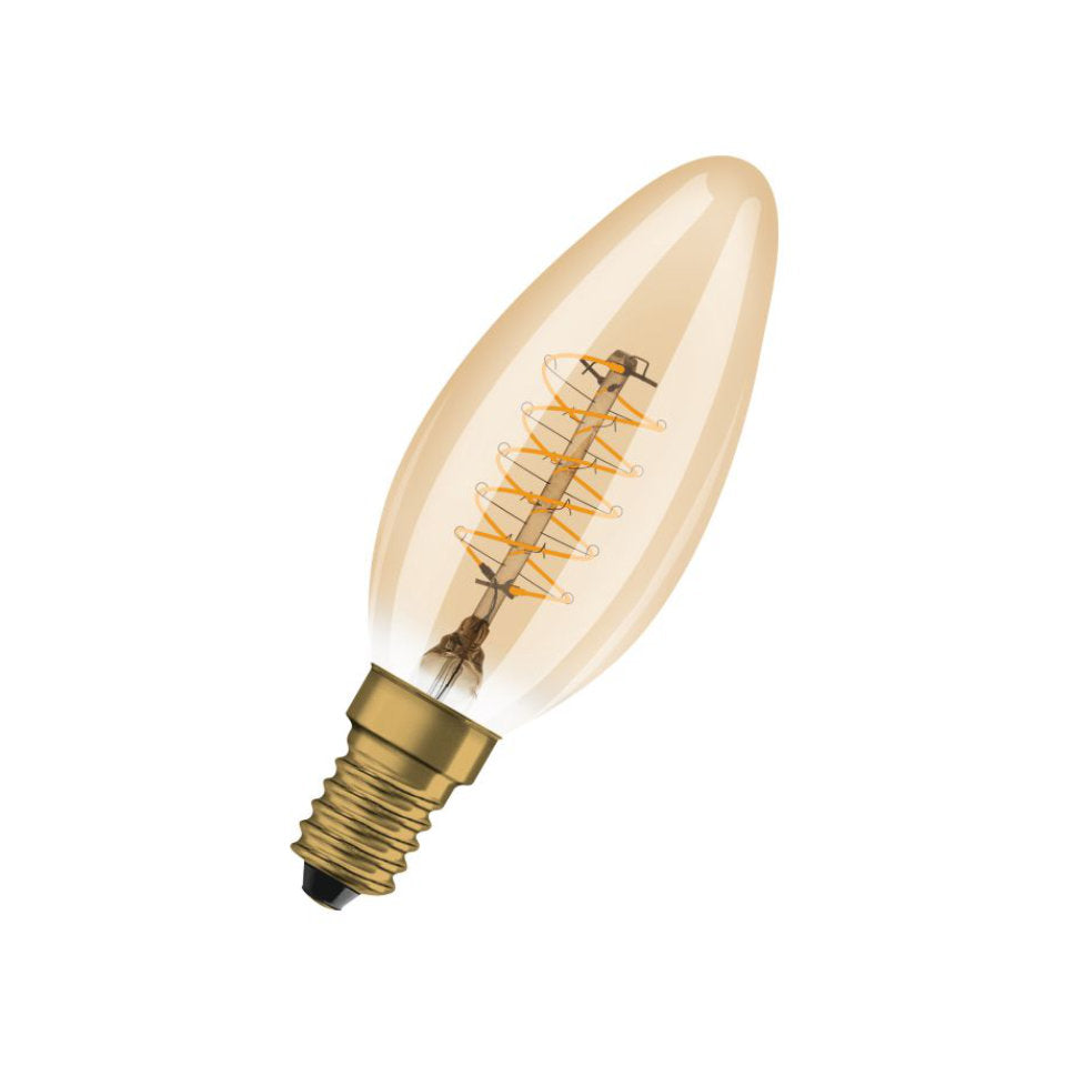 Osram LED Kertepære 3,4W(25W) 822 250lm Dim Gold E14