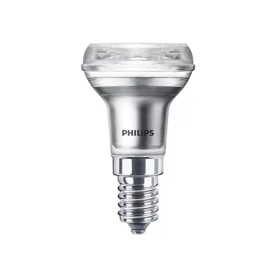 Philips LED Reflektorpære R50 1,8W(30W) 827 150lm. 36° Sølv E14