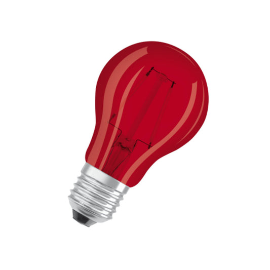Osram LED Standardpære 2,5W(15W) Rød E27