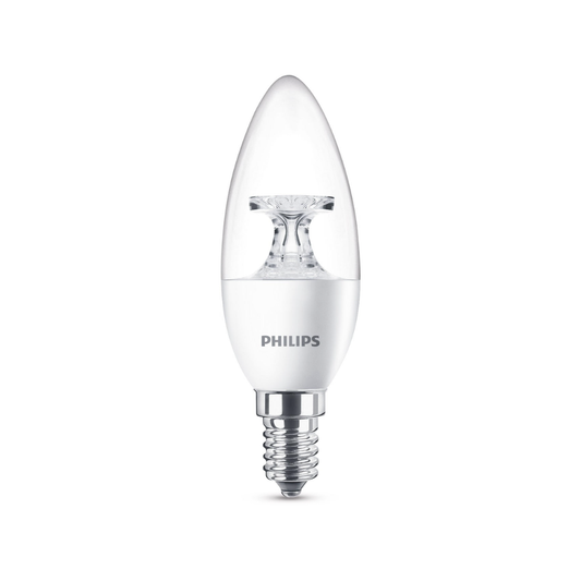 Philips LED Kertepære 4W(25W) 827 250lm Klar E14