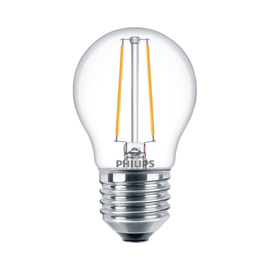 Philips LED Kronepære 2,7W(25W) 827 250lm Klar Dim E27