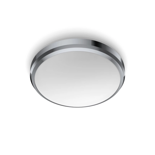 Philips LED Loftlampe 6W 827 600lm EyeComfort Ø22cm. Chrome