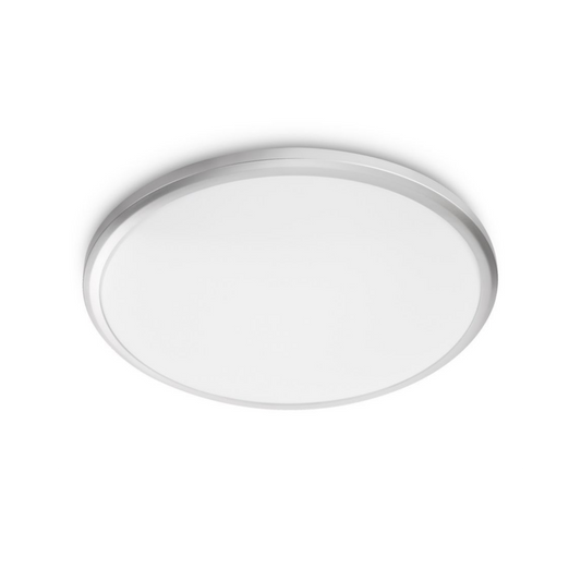 Philips LED Loftlampe 12W 827 1200lm EyeComfort Ø28,7cm. Sølv