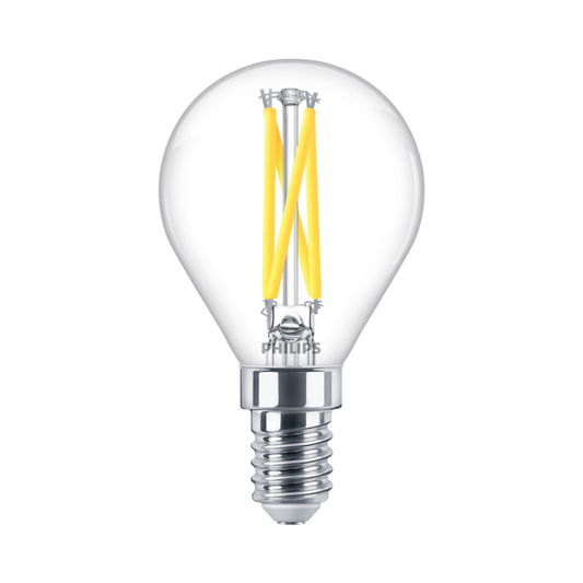 Philips LED Kronepære 2,5W(25W) 927-922 340lm WarmGlow Klar E14
