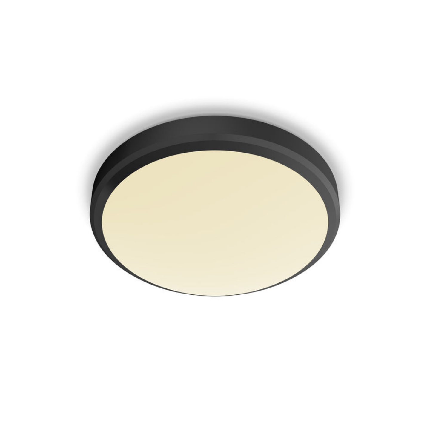 Philips LED Loftlampe 6W 827 600lm EyeComfort Ø22cm. Sort