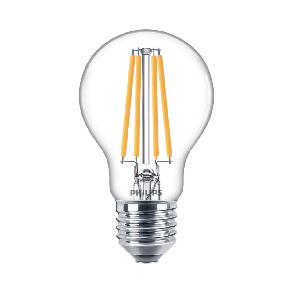 Philips LED Standardpære 10,5W(100W) 827 1521lm Klar E27