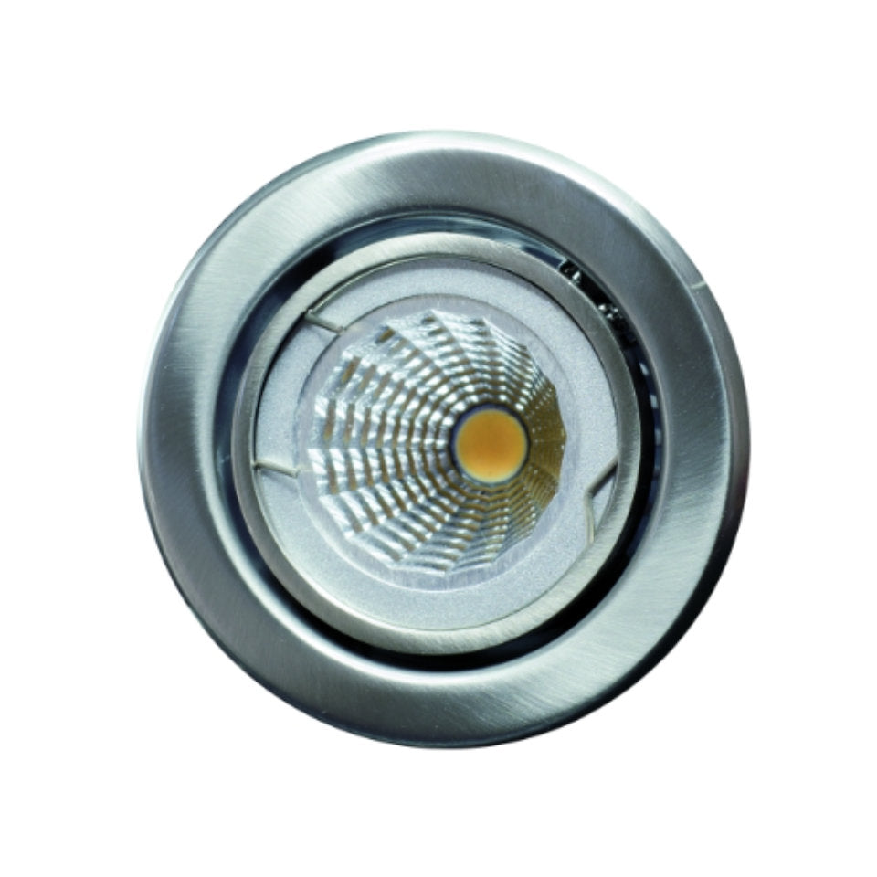 Rutec Downlight MR16 GX5.3 Ø50mm 12V Mat Stål