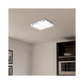 EGLO LED Loftlampe 4x6W 830 1800lm 22x22cm. Chrom/Hvid/Glas