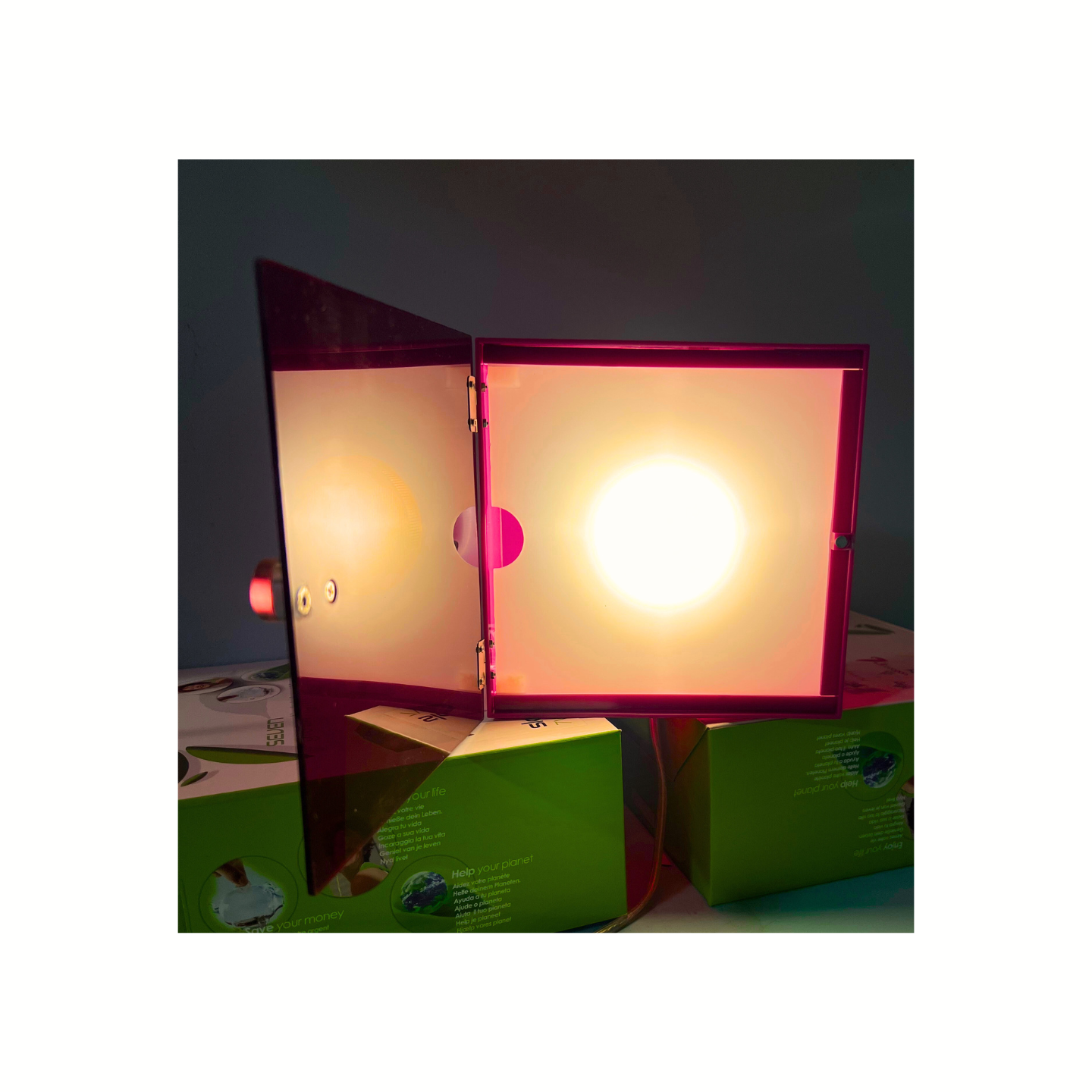 SevenLighting Væglampe 7W GX53 Lilla