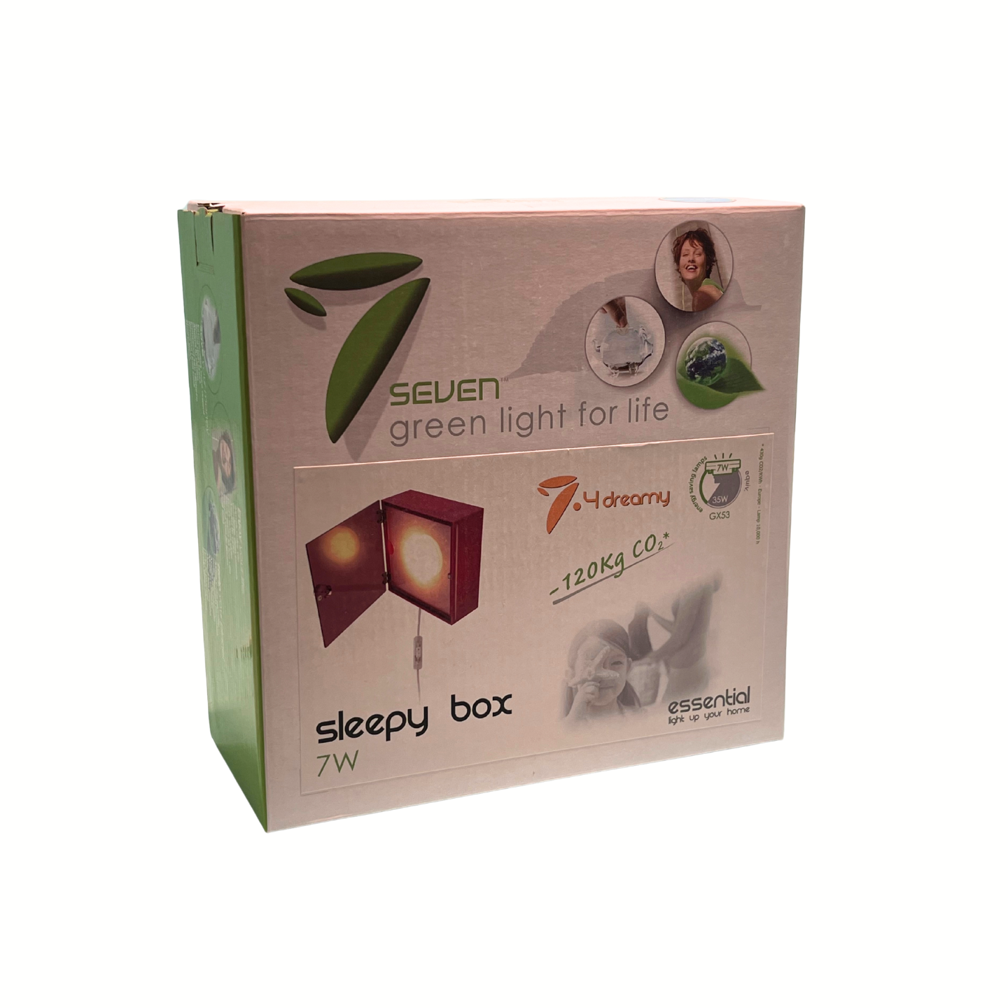 SevenLighting Væglampe 7W GX53 Lilla