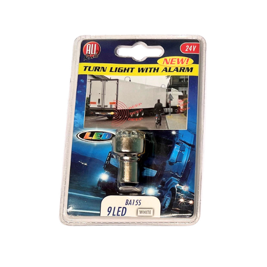 All Ride LED Autopære Blinklys 24V 9 LED BA15s