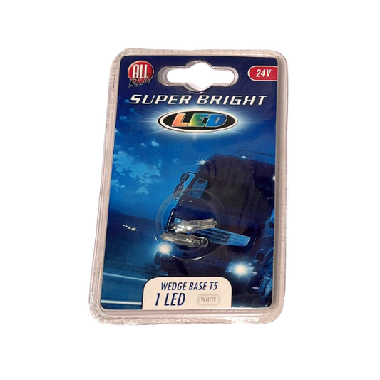 All Ride LED Autopære 24V 1 LED Hvid T5