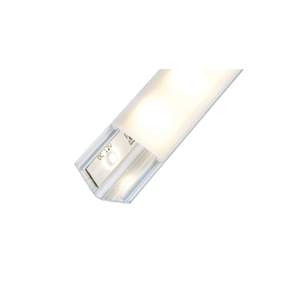 Paulmann LED Bånd Tilbehør Delta Profil 2m Alu/Satin