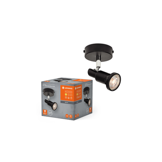 Ledvance LED Spot GU10 1x3,4W 927 230lm Dim 13cm Sort