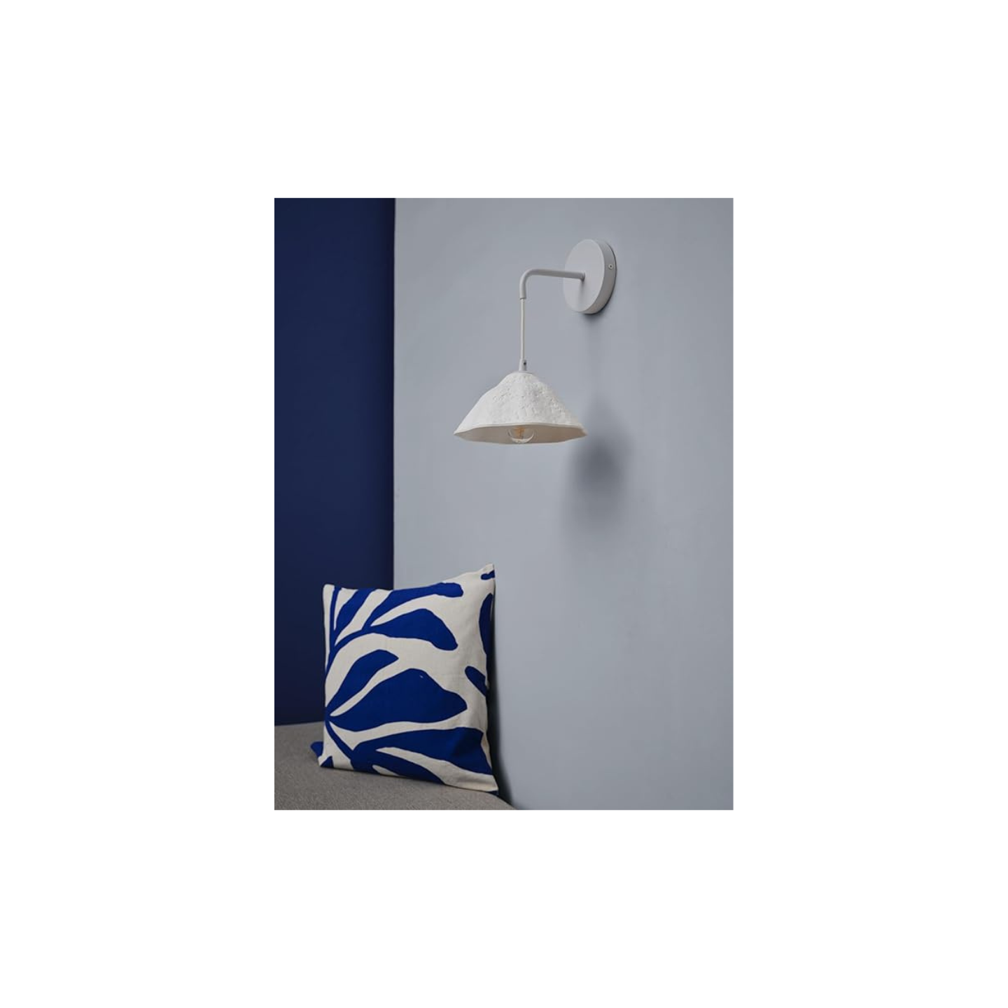 Ledvance Væglampe Decor Lotus H26cm E14 Papmaché/Hvid
