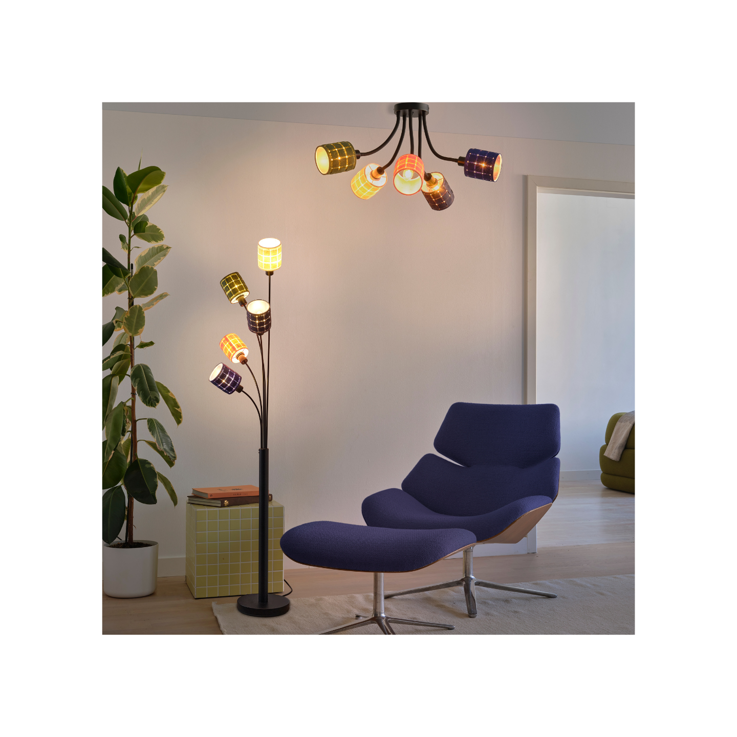 Ledvance Standerlampe 173cm 5xE14 Multifarvet