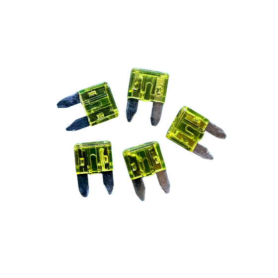 Fladsikring MINI 20A 5-stk.