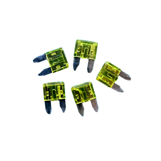 Fladsikring MINI 20A 5-stk.