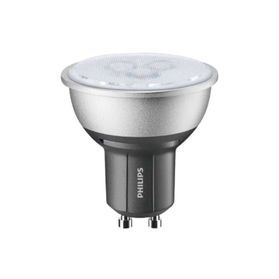 Philips LED GU10 3,5W(35W) 827 280lm 40° Dim Sort/Sølv