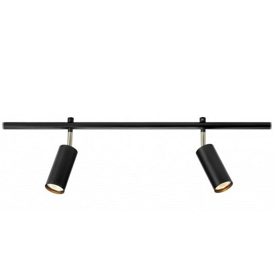 Markslöjd Expand Cylinder Loflampe | Sort · 2x GU10 · 72 cm