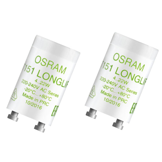 Osram Starter ST151 4-22W til Lysrør - 2-Pak