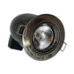 Flash Light Downlight MR16 GU5.3 Ø83mm Kipbar 12V m/Bagdåse Børstet Stål