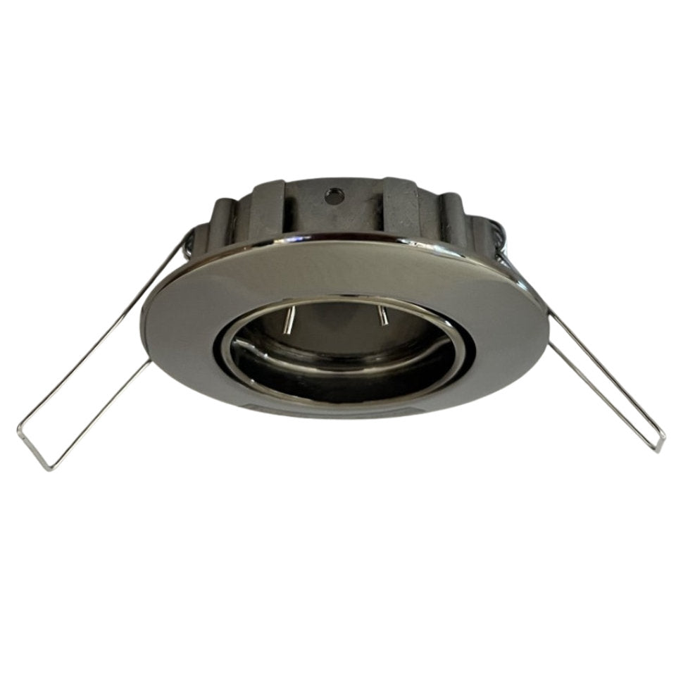 Flash Light Downlight MR11 GU4 Ø67mm Kipbar 12V Chrom