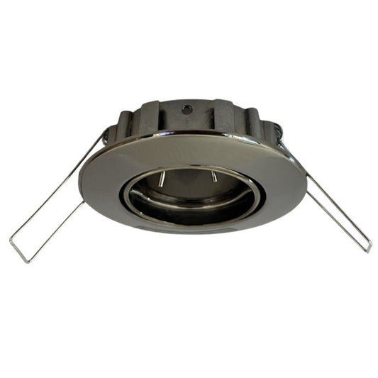 Flash Light Downlight MR11 GU4 Ø67mm Kipbar 12V Chrom