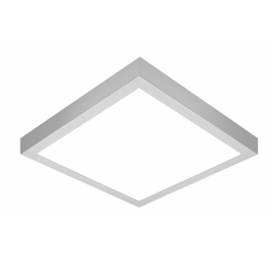 LENA Lighting LED Loftlampe 18W 840 1850lm Sensor 31x31cm Grå/Hvid