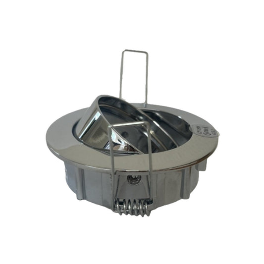 Flash Light Downlight MR16 G5.3 Ø83mm Kipbar 12V Chrom