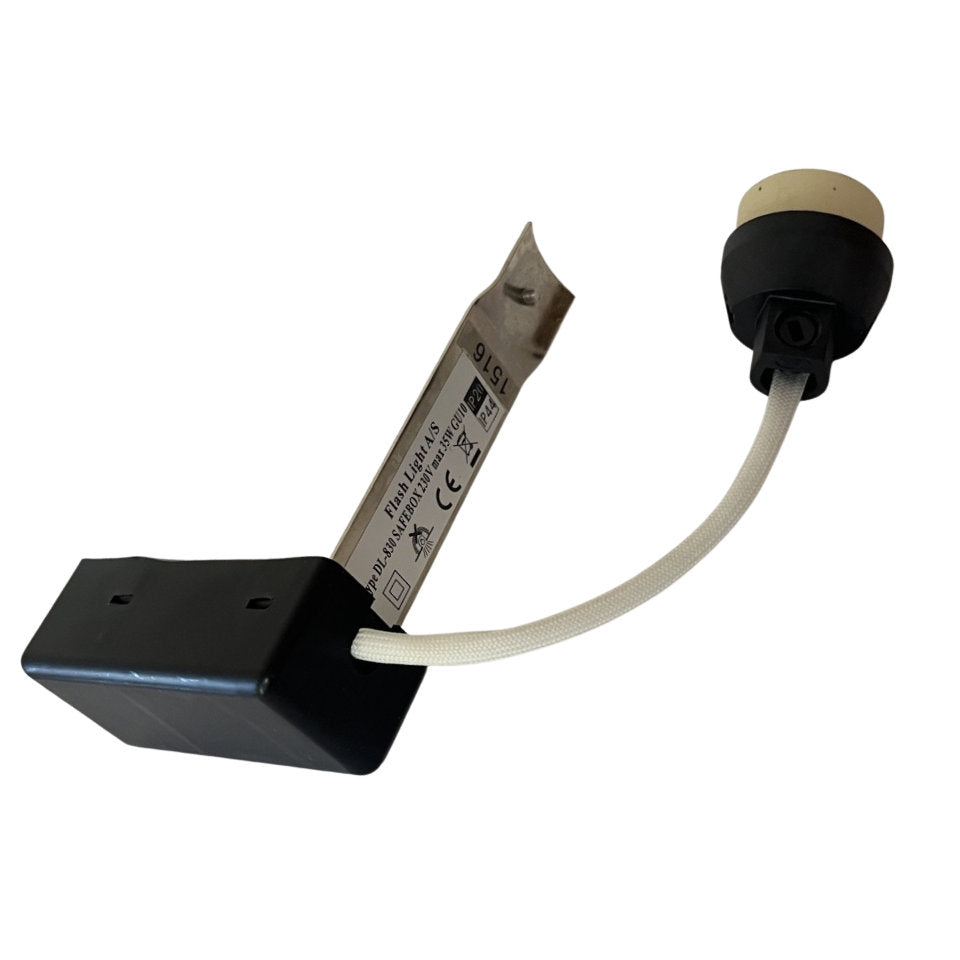 Flash Light Downlight GU10 Ø83mm 230V Kipbar Børstet Stål