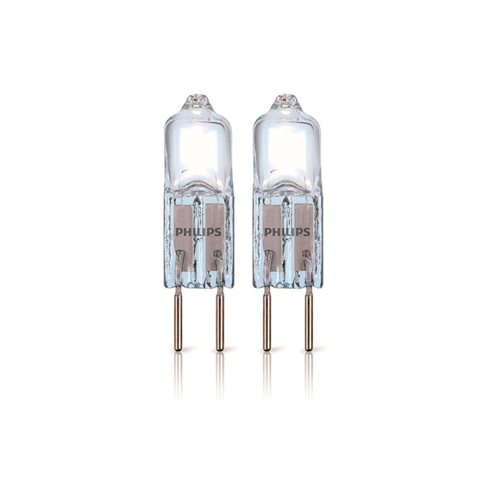 Philips Halogenpære GY6.35 26W 3000K Klar 12V 2-Pak