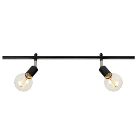 Markslöjd Expand Cylinder Loflampe | Sort · 2x E27 · 72,5 cm