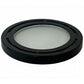 Afdækningsring til Downlight Ø66mm m/glas Sort